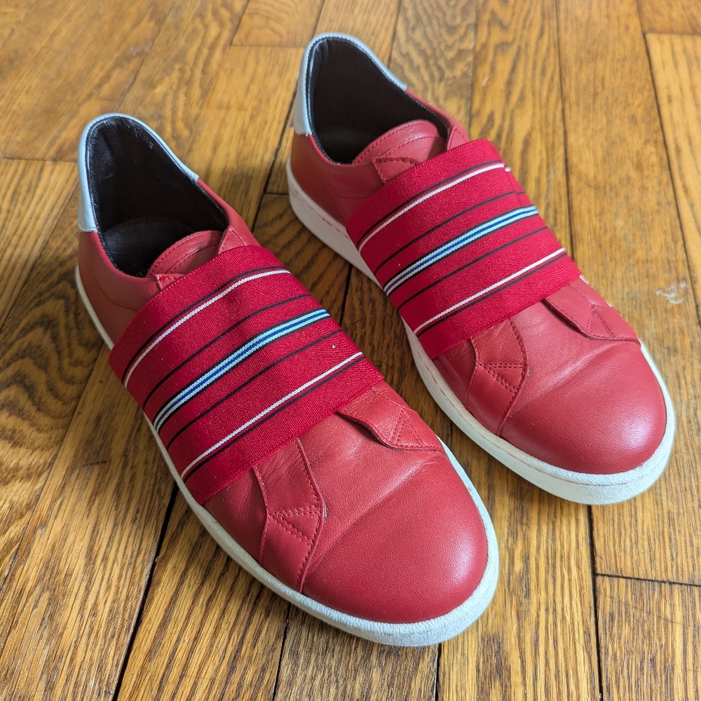 Karine Arabian Paris Red Slip-On Sneakers